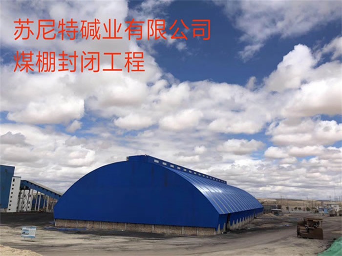 丹东碱业有限公司煤棚封闭工程